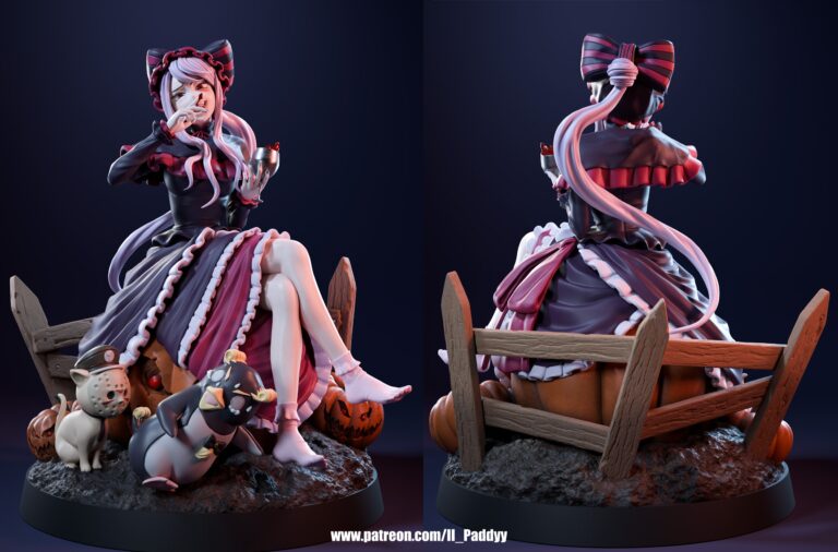 Shalltear Bloodfallen - Overlord - STL Files