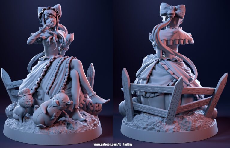 Shalltear Bloodfallen - Overlord - STL Files
