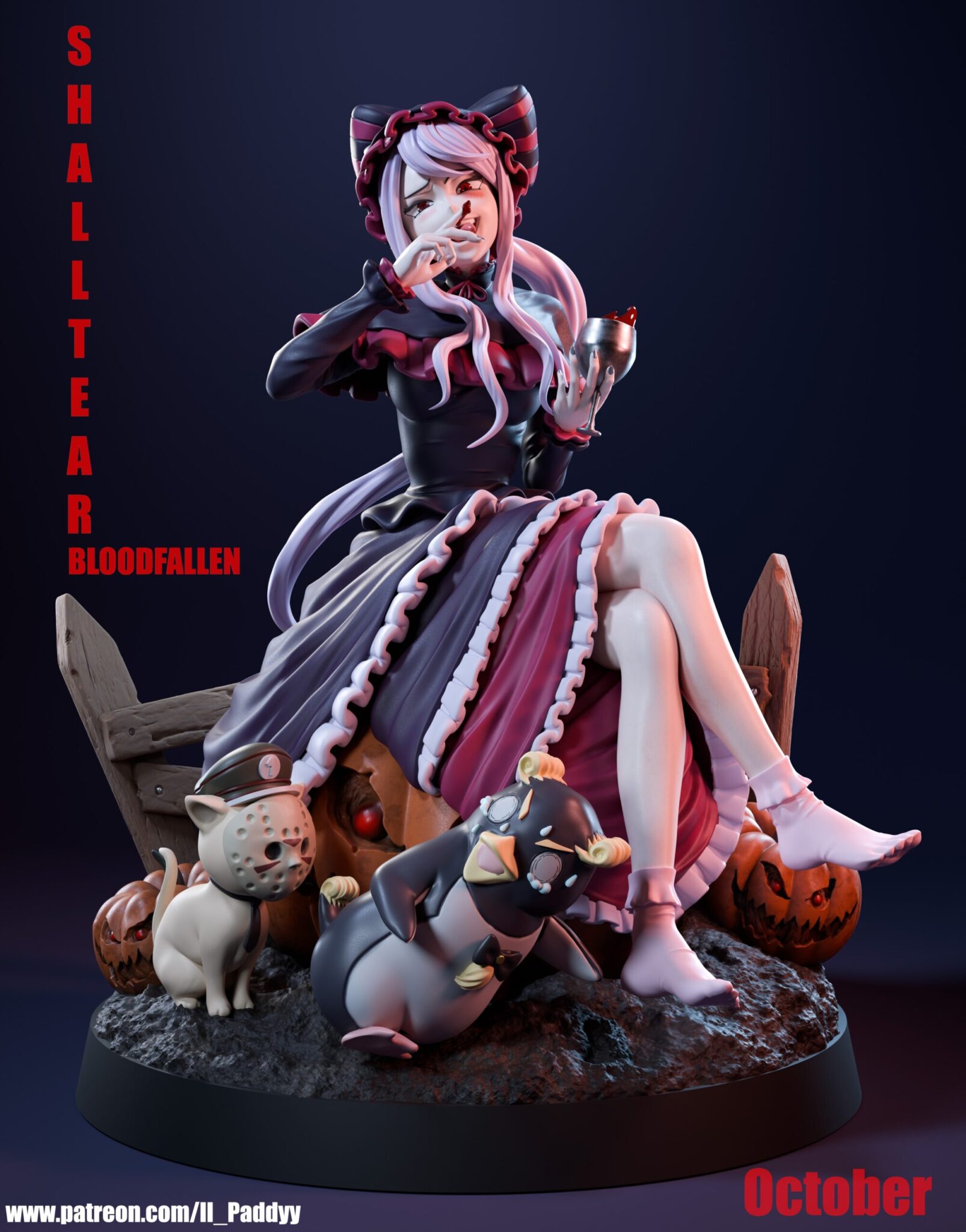 Shalltear Bloodfallen - Overlord - STL Files