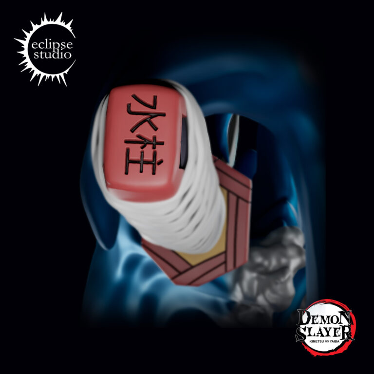 Giyu Tomioka + Busto + Katana - Kimetsu no Yaiba - STL Files