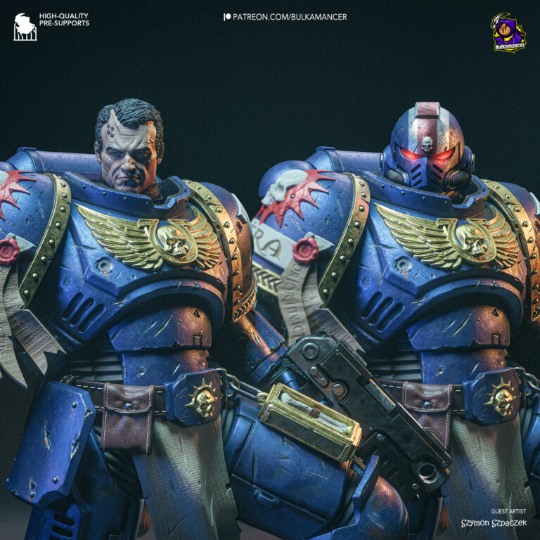 Demetrian Titus STL - Warhammer 40K: Space Marine 2