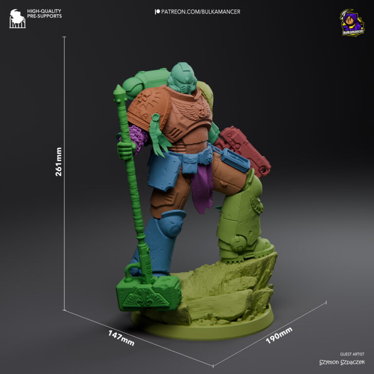 Demetrian Titus STL - Warhammer 40K: Space Marine 2