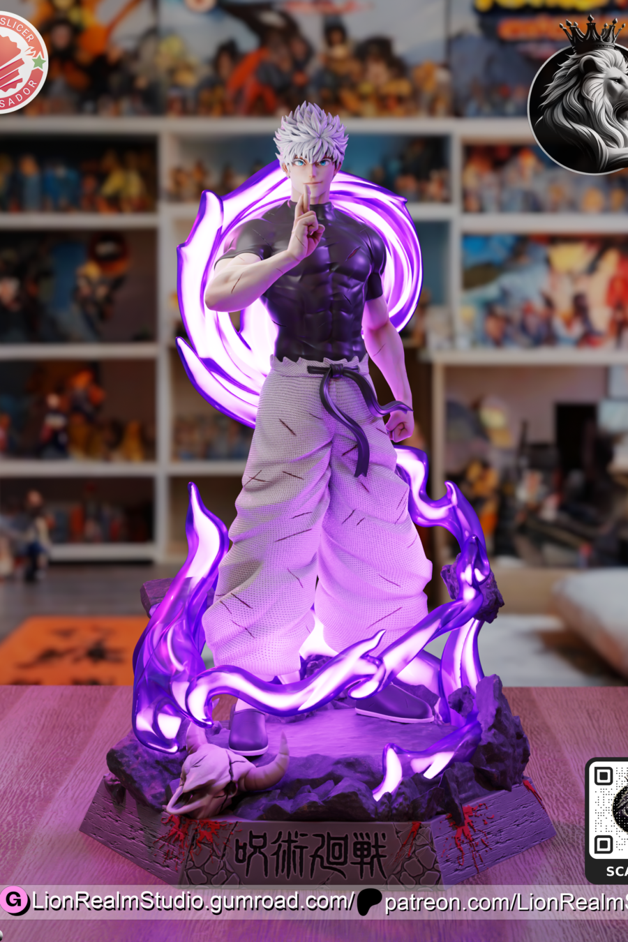 Satoru Gojo 2 - Jujutsu Kaisen - STL Files - STL Forge