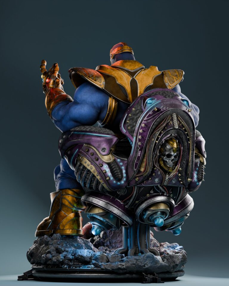 Thanos + Busto - Marvel - STL Files - STL Forge