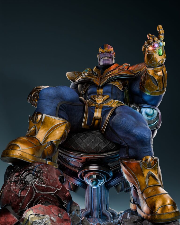 Thanos + Busto - Marvel - STL Files - STL Forge