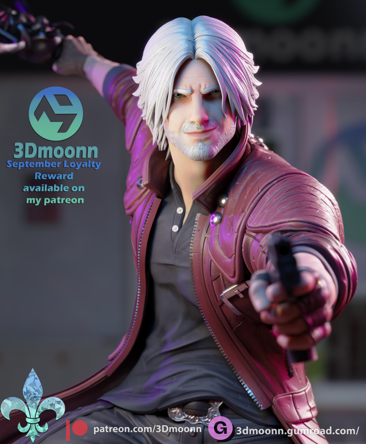 Dante cuerpo a la mitad