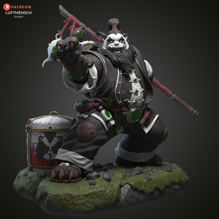 Chen Stormstout - Warcraft - STL Files - STL Forge