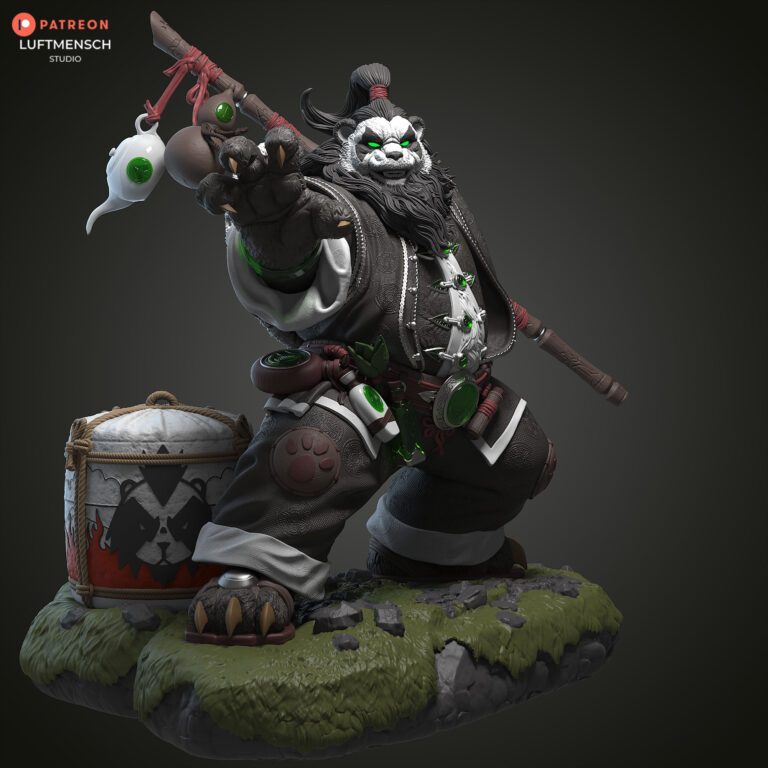 Chen Stormstout - Warcraft - STL Files - STL Forge