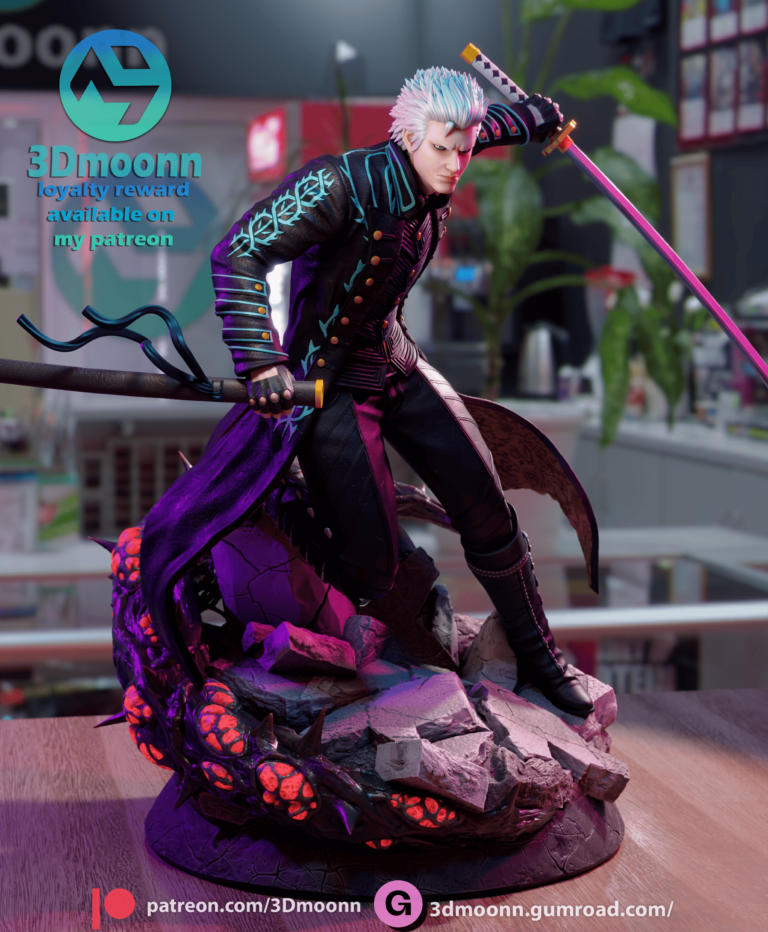 Vergil - Devil May Cry - STL Files