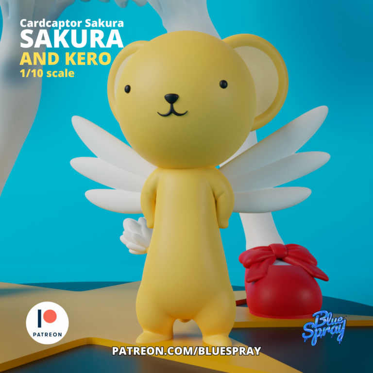 Sakura y Kero - Sakura Card Captor - STL Files - STL Forge