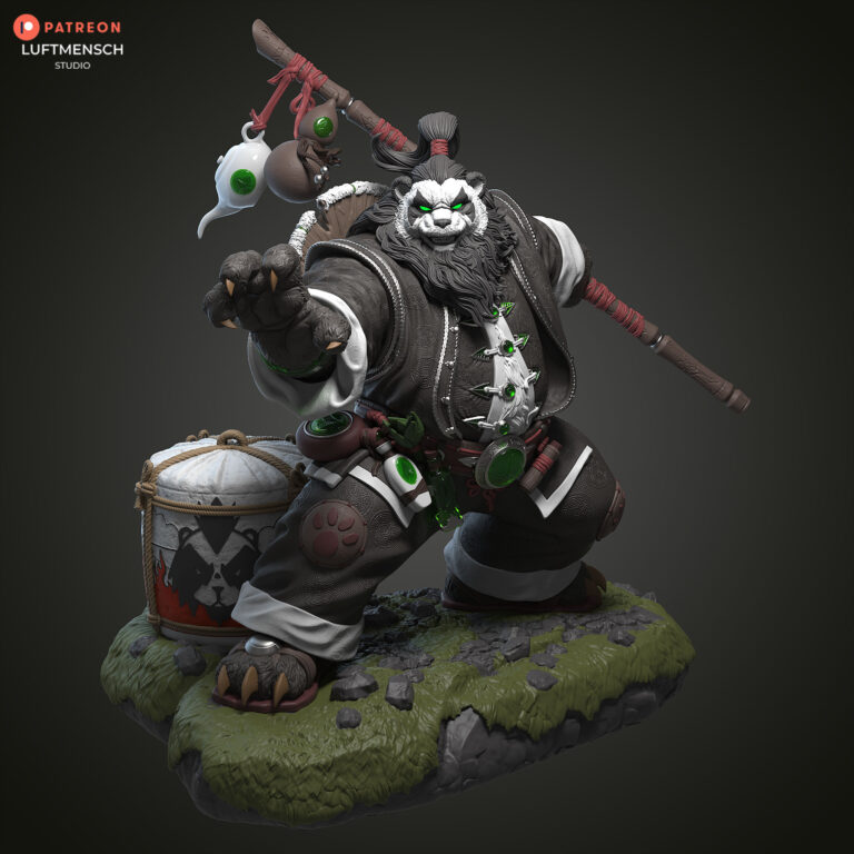 Chen Stormstout - Warcraft - STL Files - STL Forge