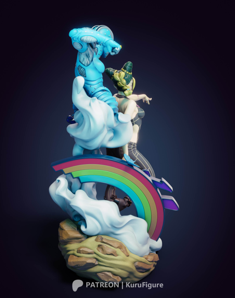 Jolyne Kujo y Stone Free - Jojo's Bizarre Adventure - STL Files