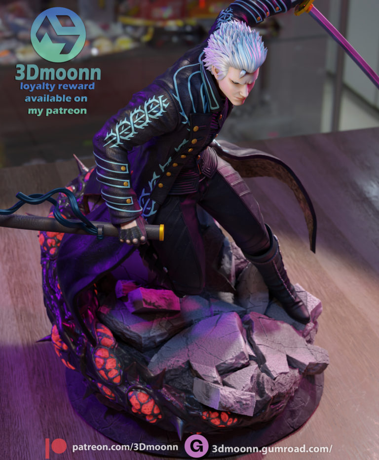 Vergil - Devil May Cry - STL Files