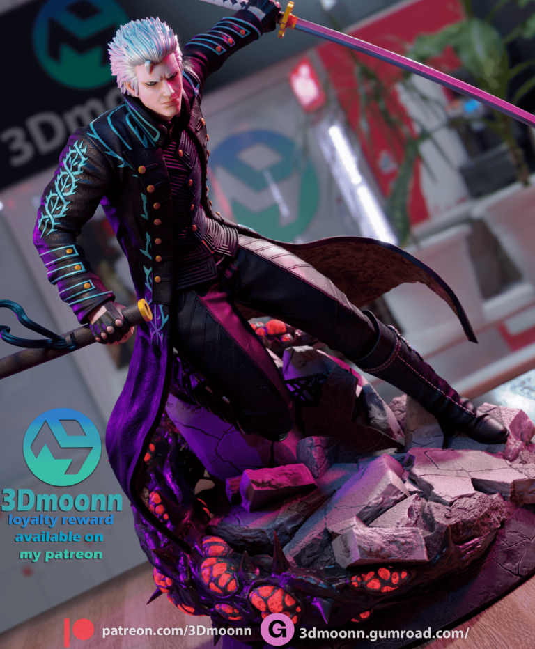 Vergil - Devil May Cry - STL Files