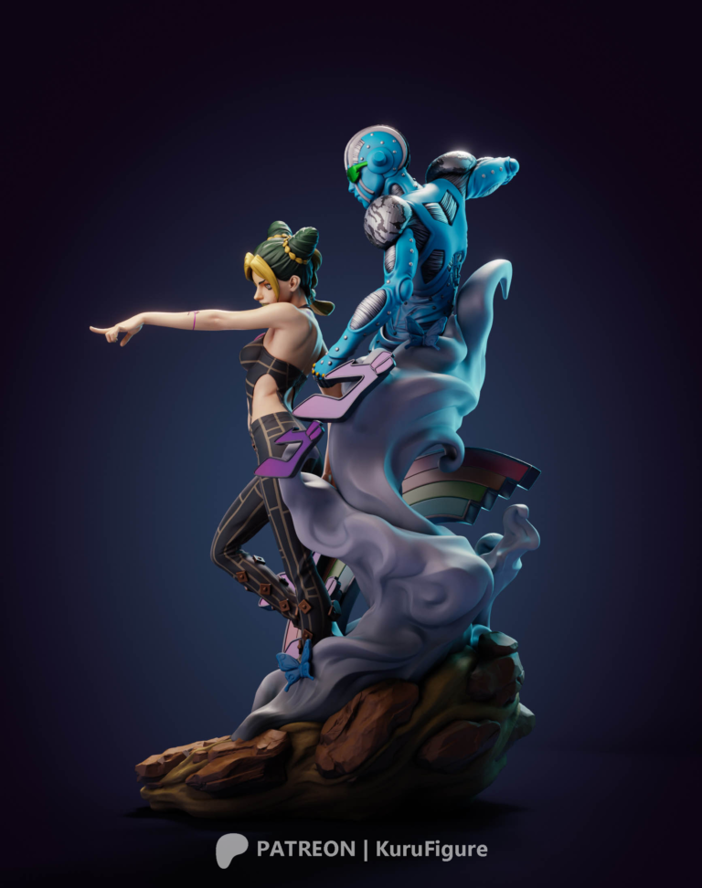 Jolyne Kujo y Stone Free - Jojo's Bizarre Adventure - STL Files
