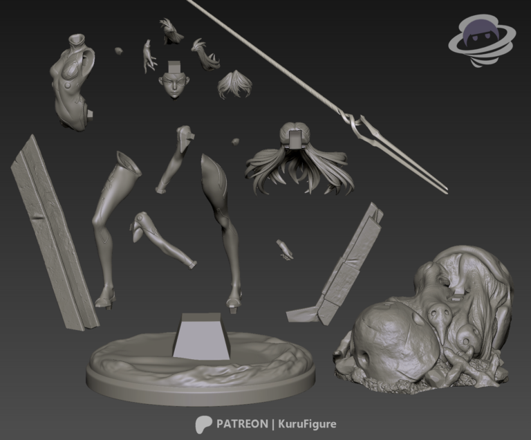 Asuka 2 - Neon Genesis Evangelion - STL Files