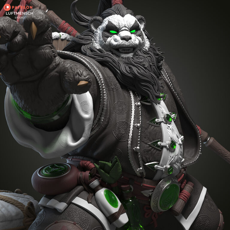 Chen Stormstout - Warcraft - STL Files - STL Forge
