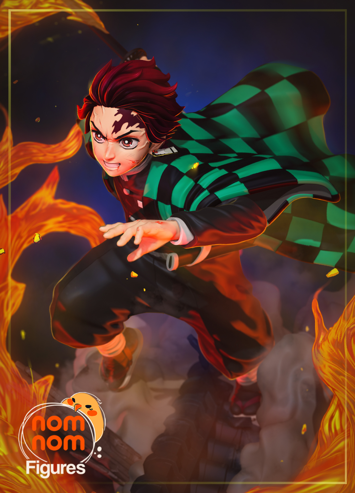 Tanjiro Cuerpo completo