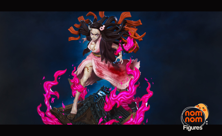 Nezuko Kamado 2 + Bust - Kimetsu no Yaiba - STL Files