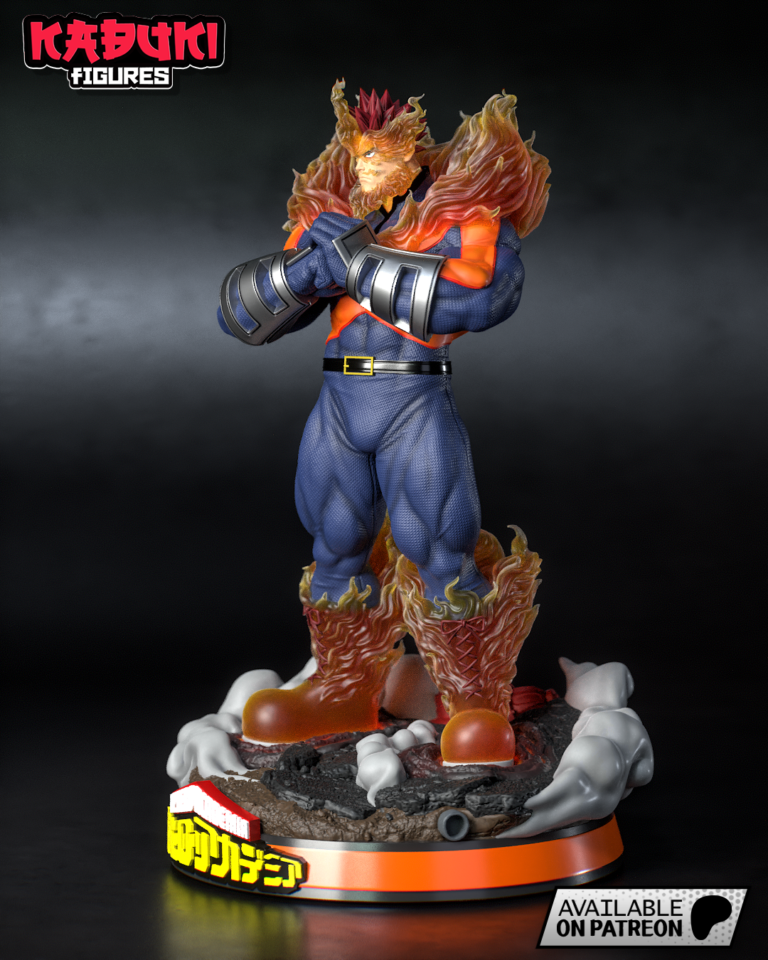 Flame Hero: Endeavor - My Hero Academia - STL Files