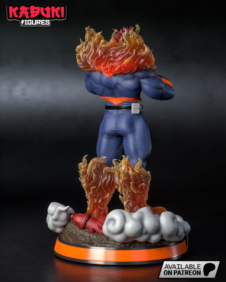Flame Hero: Endeavor - My Hero Academia - STL Files