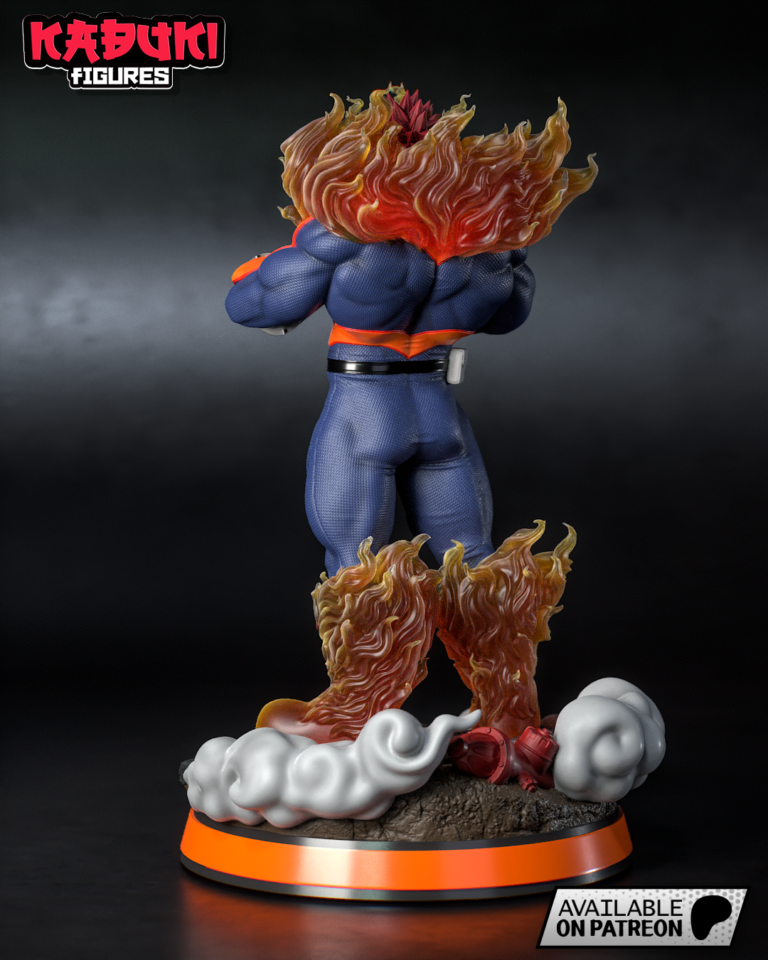 Flame Hero: Endeavor - My Hero Academia - STL Files