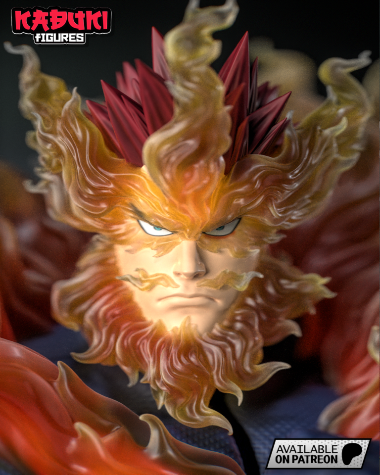 Flame Hero: Endeavor - My Hero Academia - STL Files