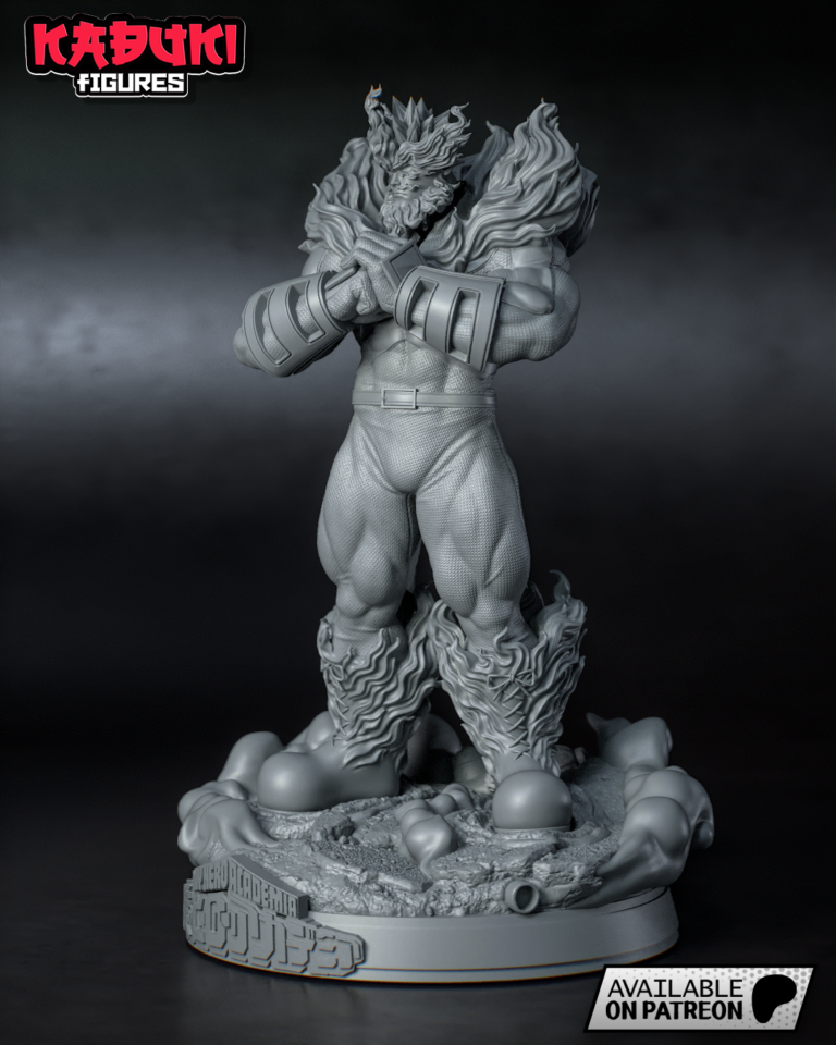 Flame Hero: Endeavor - My Hero Academia - STL Files