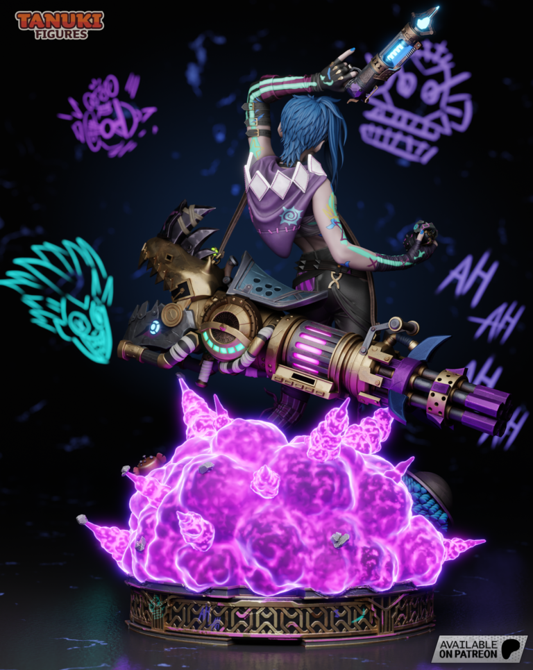 Jinx Arcane 3 - League of Legends - STL Files - STL Forge