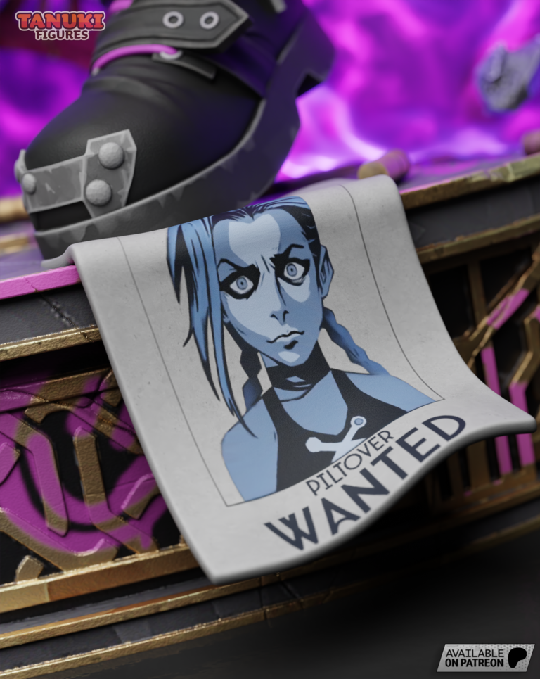 Jinx Arcane 3 - League of Legends - STL Files - STL Forge
