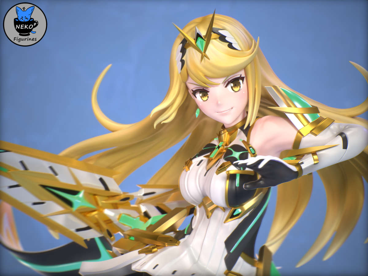 Mythra desde cerca