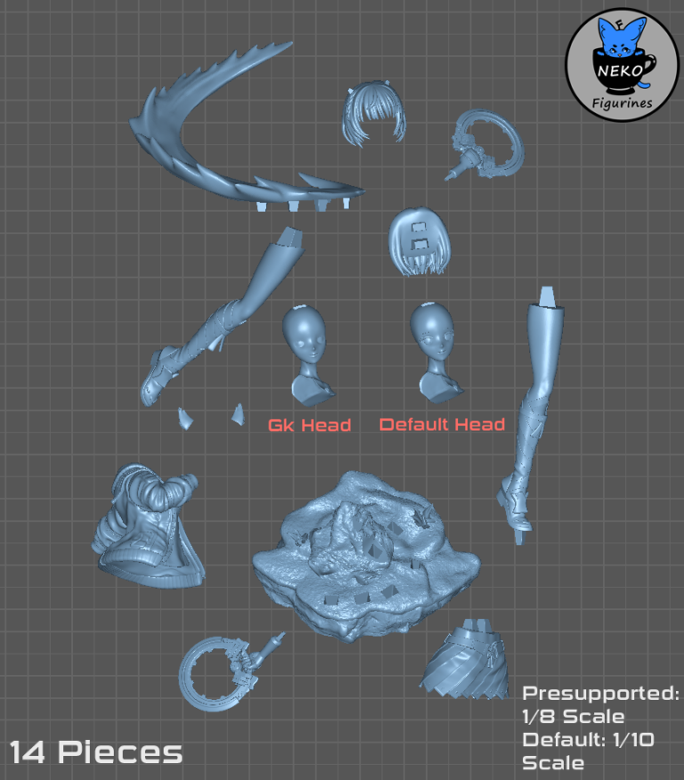 Mio - Xenoblade Chronicles - STL Files - STL Forge