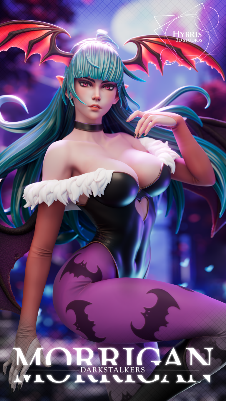 Morrigan cuerpo a la mitad