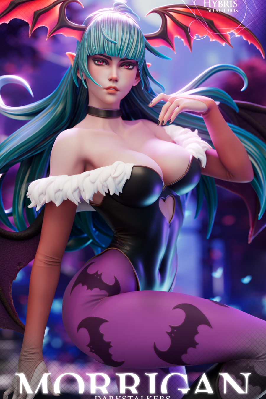Morrigan cuerpo a la mitad