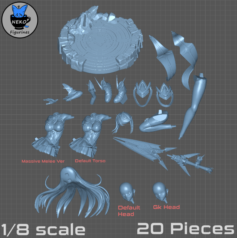 Mythra - Xenoblade Chronicles - STL Files - STL Forge