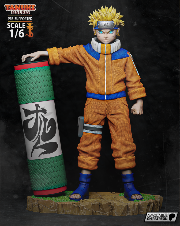 Naruto Uzumaki + Busto - Naruto - STL Files - STL Forge