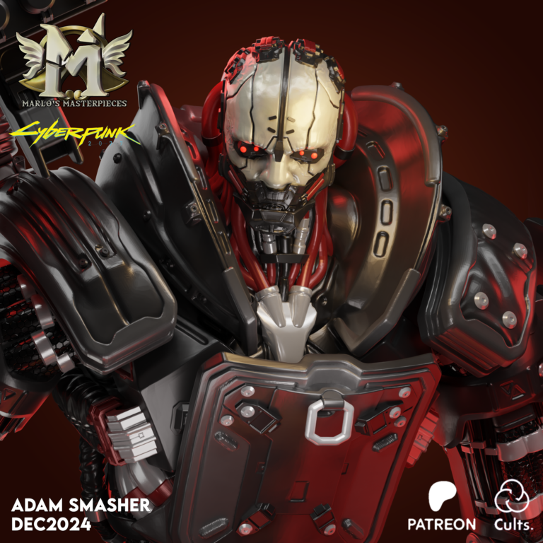 Adam Smasher - Cyberpunk - STL Files - STL Forge