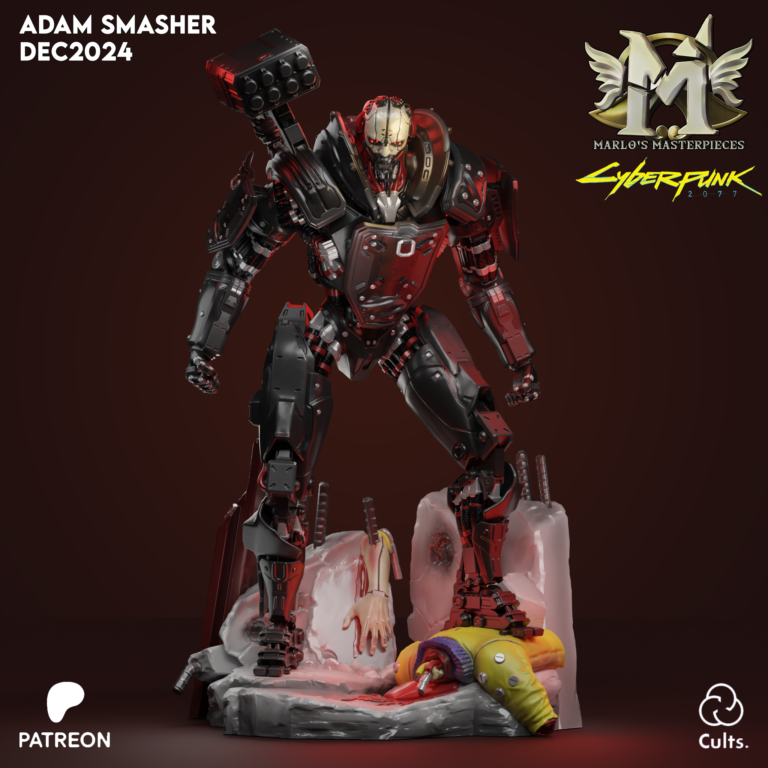 Adam Smasher - Cyberpunk - STL Files - STL Forge
