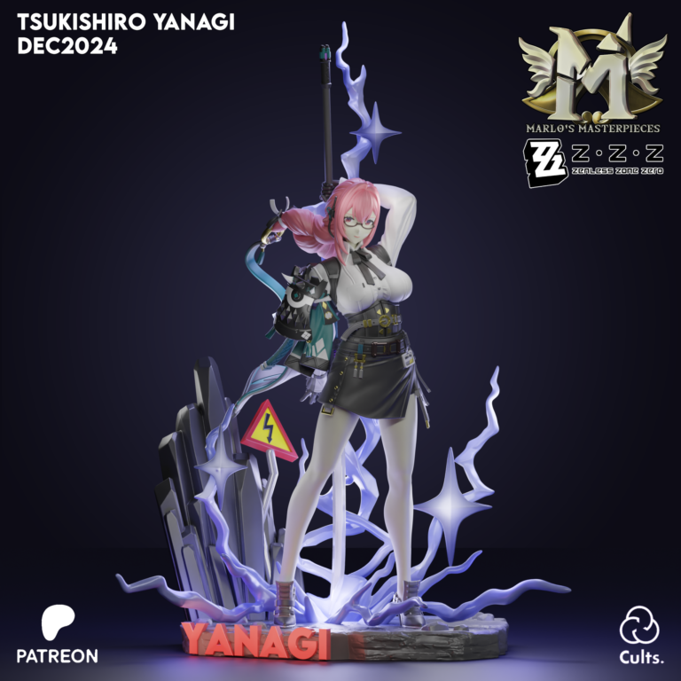 Tsukishiro Yanagi - Zenless Zone Zero - STL Files - STL Forge