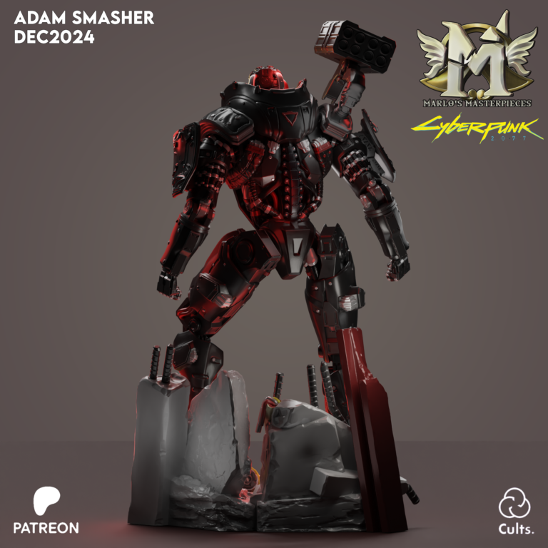 Adam Smasher - Cyberpunk - STL Files - STL Forge
