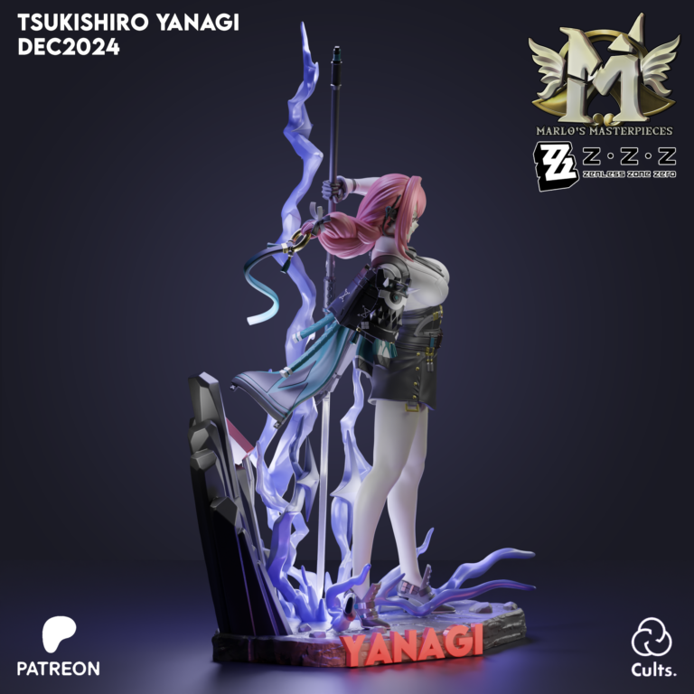 Tsukishiro Yanagi - Zenless Zone Zero - STL Files - STL Forge