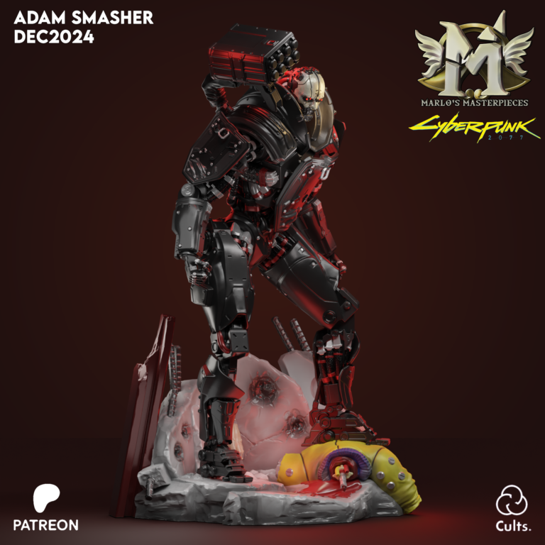 Adam Smasher - Cyberpunk - STL Files - STL Forge