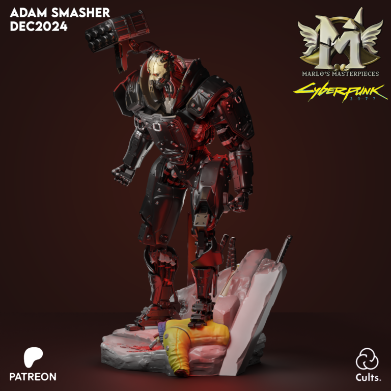 Adam Smasher - Cyberpunk - STL Files - STL Forge