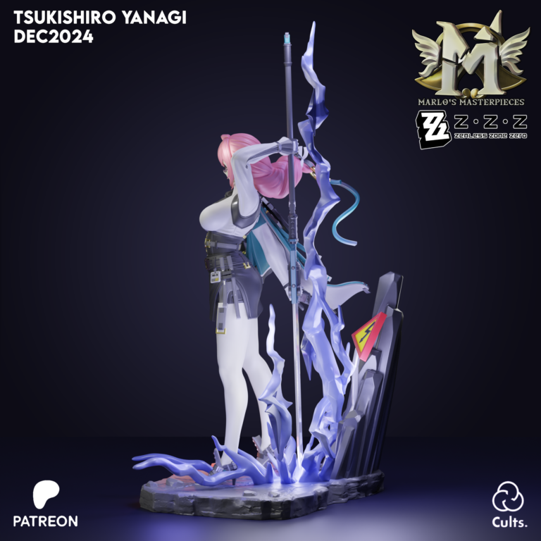 Tsukishiro Yanagi - Zenless Zone Zero - STL Files - STL Forge