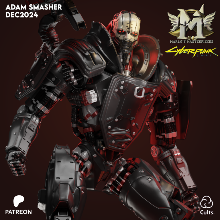 Adam Smasher - Cyberpunk - STL Files - STL Forge
