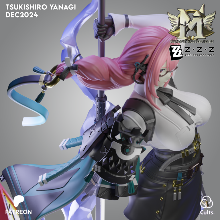 Tsukishiro Yanagi - Zenless Zone Zero - STL Files - STL Forge