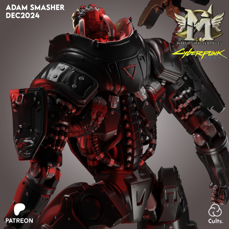 Adam Smasher - Cyberpunk - STL Files - STL Forge