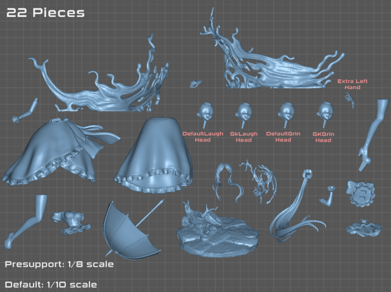 Shalltear Bloodfallen 2 - Overlord - STL Files - STL Forge