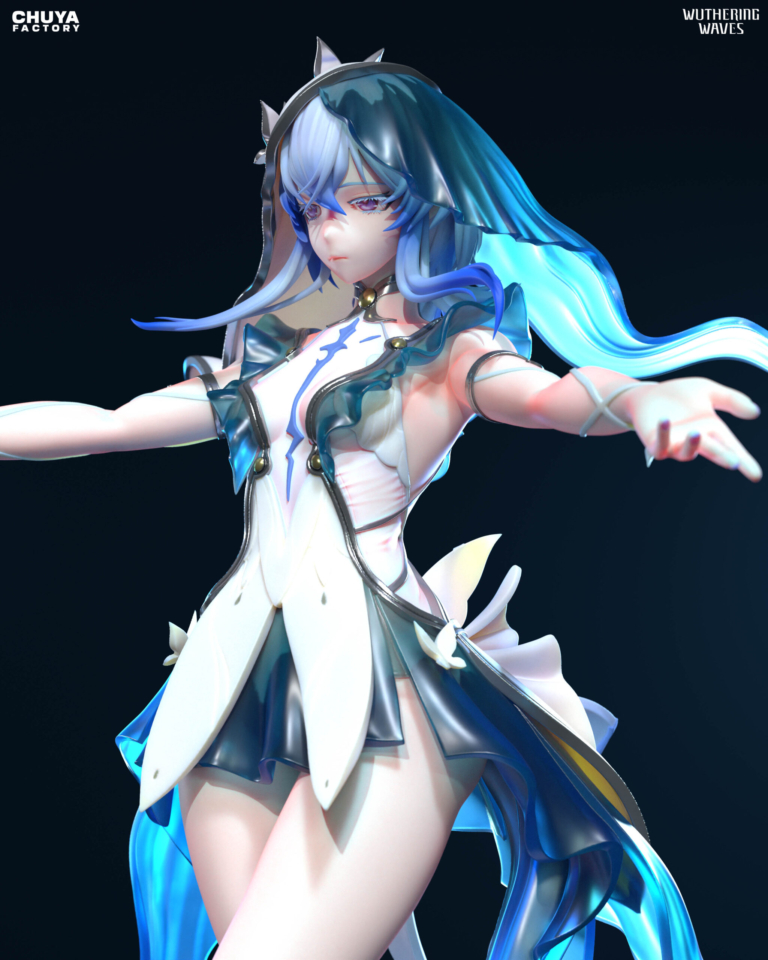 Shorekeeper - Wuthering Waves - STL Files - STL Forge