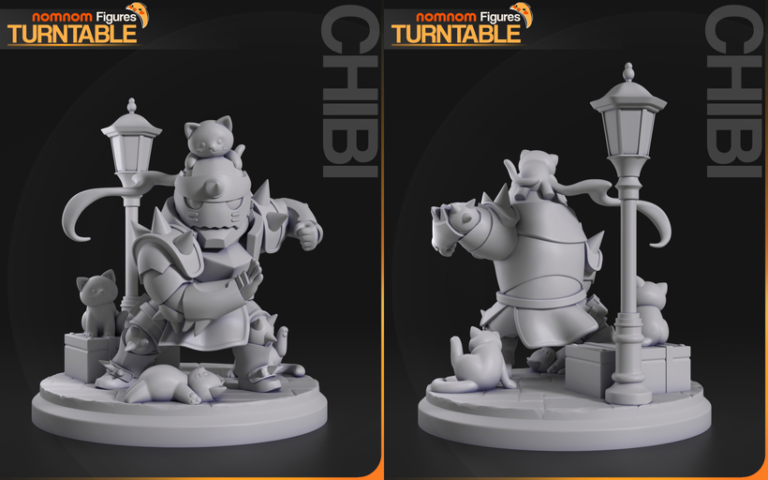 Alphonse Elric Chibi - Full Metal Alchemist - STL Files - STL Forge